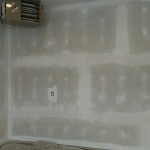 Drywall prep in garage